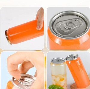 Personalizzare il Logo in plastica trasparente vuota <span class=keywords><strong>lattine</strong></span> di Soda per animali domestici con coperchi in alluminio per bevande e dolci - Product Image 4