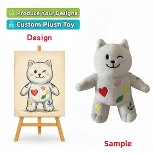 Poupée en peluche personnalisée, modèle réduit haute fidélité, chat tatoué, produit d'exposition d'art, <span class=keywords><strong>Hobby</strong></span> Horse Banban, poupée en peluche de 10 cm, personnalisable - Product Image 1