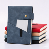 Carnet à spirales A5 avec couverture en cuir portable, logo personnalisé, 100 feuilles, papier 100 grammes, pour fournitures de bureau