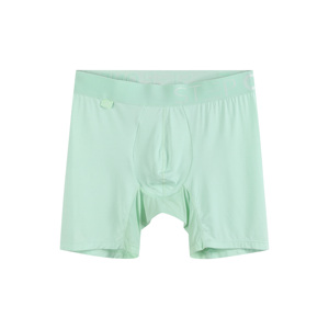 Nouveautés Caleçon allongé vert menthe Sous-vêtements pour hommes en bambou taille moyenne sans couture ajustés - Product Image 3