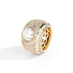 Anillo de Moda Personalizado con Diseño <span class=keywords><strong>Chucky</strong></span>, Estilo Hip-Hop, Mezcla de Piedras Naturales Grandes y Cristal, Marca de Moda con Personalidad - Product Image 5