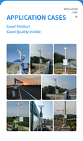 Autoroute optique intelligente Route WIFI RS485 Mesure de la visibilité atmosphérique Capteur de brouillard de pluie