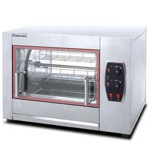 Factory OEM 8 rods commercial restaurant rotisserie oven roasting chicken roaster rotisseries machine