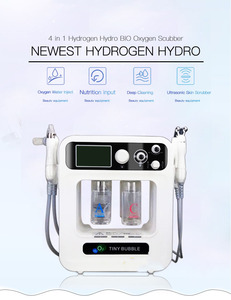 Nueva llegada portátil Hydro Dermabrasion máquina <span class=keywords><strong>facial</strong></span> 4 1 H2-O2 agua oxígeno Jet Peel Vertical limpieza de la piel Aqua <span class=keywords><strong>Peeling</strong></span> - Product Image 2