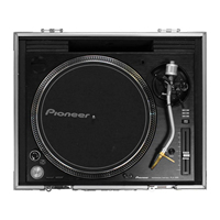 Étui de vol pour platine vinyle en argent Étui de transport de protection pour platine tourne-disque universel