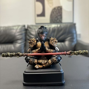 Support à lunettes Black Myth Wukong Monkey King, ornement <span class=keywords><strong>de</strong></span> bureau ou d'entrée, présentoir décoratif - Product Image 1