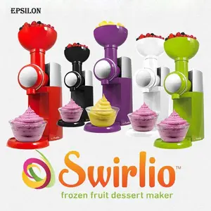 Epsilon-máquina de hacer helados para el hogar, platillo de fruta fresca para hacer postres, fruta Real