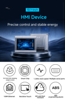 PC industriel à écran tactile 10,1 pouces RK3506 HMI, terminal tactile résistant à la poussière, ordinateur industriel