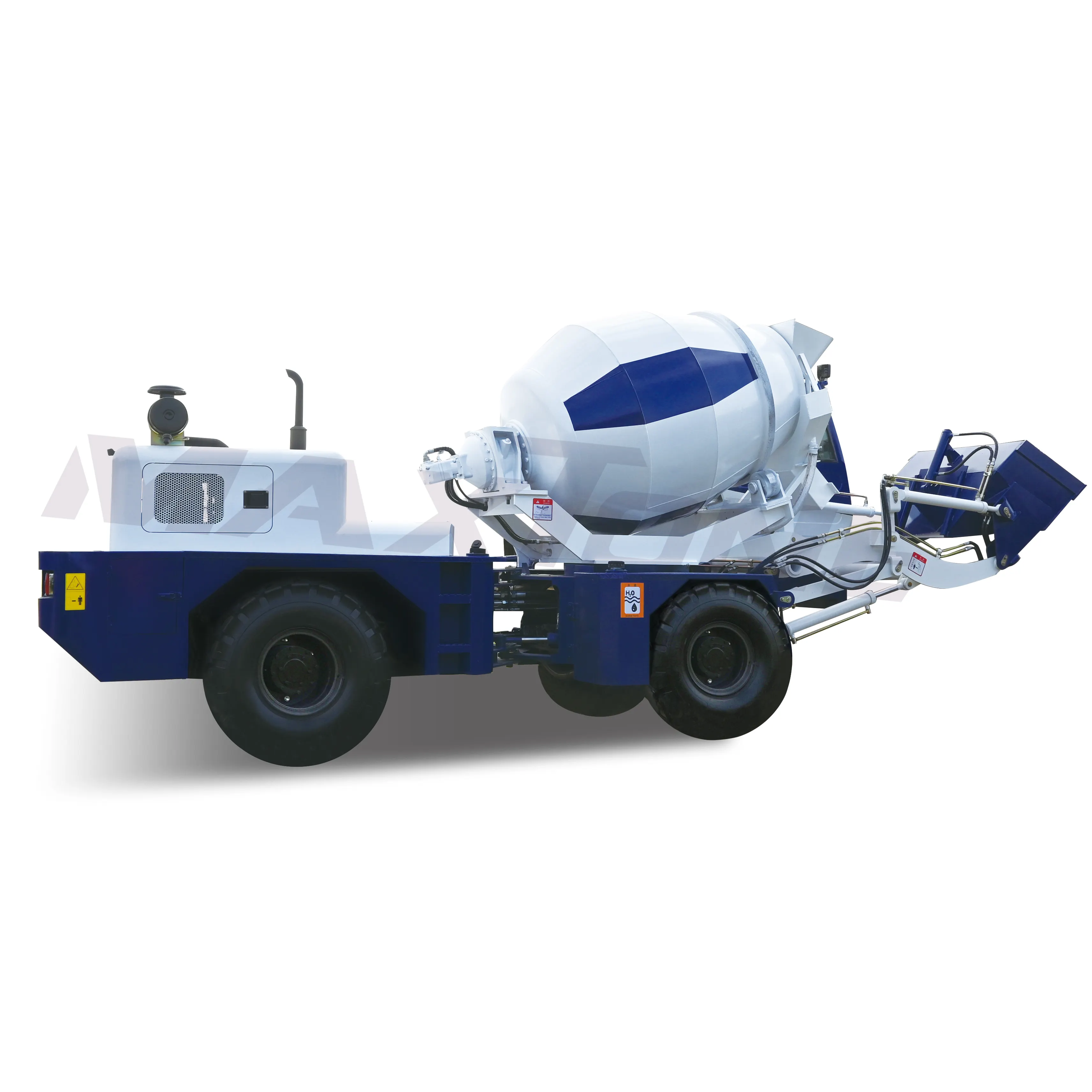 betonmischwagen chinesischer hersteller 4-rad-antrieb mobiler betonmischwagen preisliste 1,6m3 1,6cbm 270 grad rotation