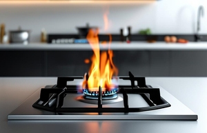 Estufa de Gas de un Solo Quemador con Vidrio Templado Incorporado, Horno Económico para Uso Doméstico, Precio de Mayoreo, Alta Potencia y Alta Presión - Product Image 3