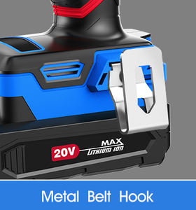 Hehui 20Vコードレスインパクトハンマードリルキット可変速度パワーツールリチウム電池衝撃型衝撃 - Product Image 4