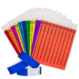 Pulseras de Papel Desechables Personalizadas con Número Secuencial Promocionales SantaGifts, Resistentes al Agua, Resistentes a Desgarros, Ecológicas, con Diseño de Arte Popular - Product Image 5