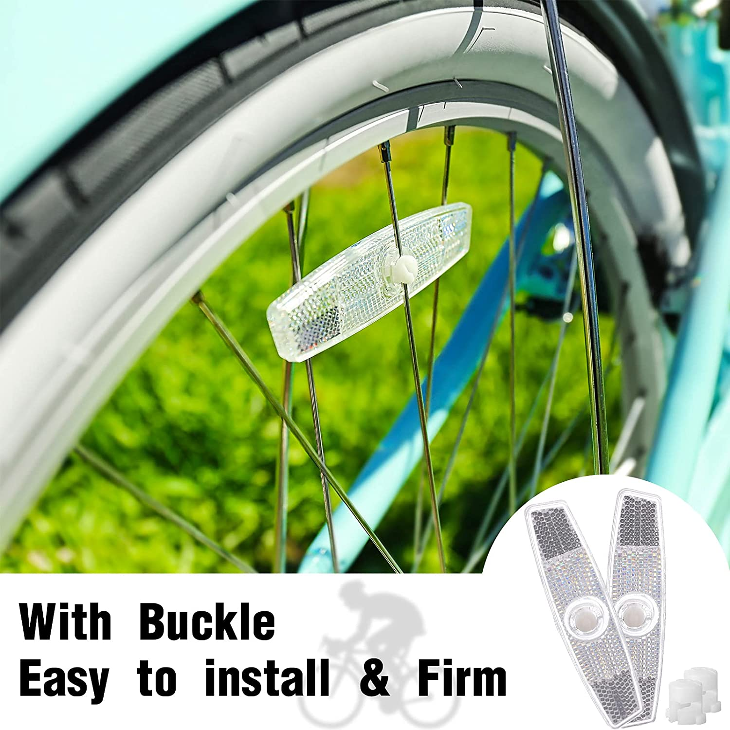 R2 HUALONG Bicycle Parts Wholesale Safety Wheel Reflector For Mountain Bike HL-R15 R16 R17 - View #10