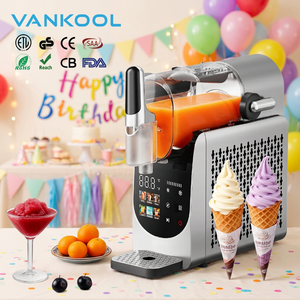 เครื่องทำน้ำแข็งปั่นอัตโนมัติ VANKOOL ไม่ต้องใช้น้ำแข็ง มีโปรแกรมสำเร็จรูป 7 โปรแกรม เครื่องทำน้ำแข็งปั่นสำหรับเครื่องดื่มแช่แข็ง ขายส่งแบบ OEM - Product Image 1
