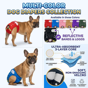 Pañales Lavables y Reutilizables <span class=keywords><strong>para</strong></span> <span class=keywords><strong>Perros</strong></span> <span class=keywords><strong>Machos</strong></span>, Marca Pet Xs - Product Image 1