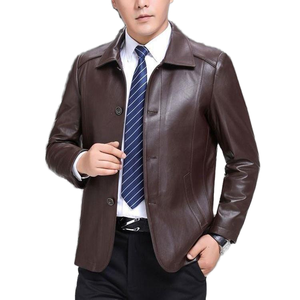 Wholesale Genuine <b>Leather</b> <b>Jackets</b> For <b>Men</b> Custom <b>Leather</b> <b>Jacket</b> <b>Men</b> Best Material Custom Made Windproof <b>Jackets</b> - Product Image 1