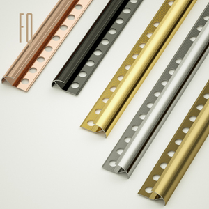 Алюминиевый золотой цвет керамическая плитка отделка 1,5 мм Толстый алюминиевый сплав краевая плитка аксессуары - Product Image 5