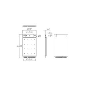 Módulo Wifi <span class=keywords><strong>Compex</strong></span> QCA9882 WLE600VX de Banda Dual 2x2 MIMO 802.11AC WAVE 1, Tarjeta de Módulo Inalámbrico - Product Image 4