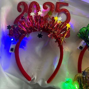 Serre-tête lumineux LED 2025 – Bandeau lumineux pour fête du Nouvel An, décoration de Noël et cadeau - Product Image 6