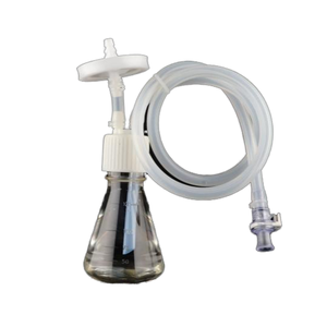 Labor transfer kappe für 500ml konischen Erlenmeyer kolben mit einem 1/<span class=keywords><strong>8</strong></span> "Rohr mit männlichem MPC-Anschluss und weiblicher Dichtung kappe - Product Image 1