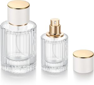 High Quality Custom Round Glass Perfume Bottles with Pump Sprayer Screen Printing <b>Reed</b> <b>Diffuser</b> 20ml-100ml Capacity Wholesale - Product Image 2