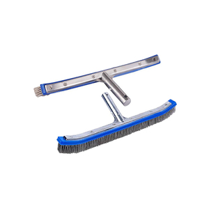 Tête de <span class=keywords><strong>balai</strong></span> en acier inoxydable pour <span class=keywords><strong>piscine</strong></span> extérieure et étang de nettoyage des cheveux, des carreaux de mur et des sols - Product Image 2