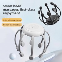 Masseur de tête intelligent à griffes, machine de thérapie crânienne entièrement automatique, relaxation apaisante du cuir chevelu, appareil portable pour la maison, modèle alimenté par USB