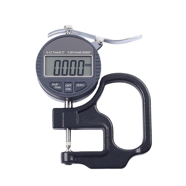 0-10mm Electronic Digital Thickness Gauge 0.001mm Micron thickness dial indicator digital with round head