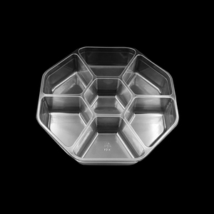 Hộp đựng thức ăn bằng nhựa dày, 7 ngăn, dùng một lần, đựng trái cây tươi cắt sẵn - Product Image 5