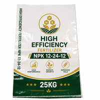 Sac d'emballage professionnel personnalisé en PP tissé laminé BOPP pour engrais, 25 kg, pour engrais organique NPK hydrosoluble