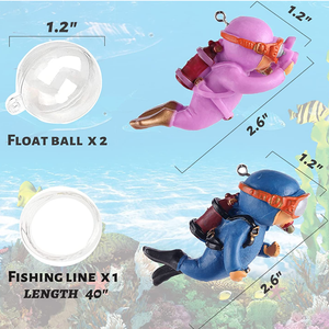 Drijvende Aquariumduikdecoratie Voor Kleine Visornamenten Voor Aquariumdecoratie - Product Image 3