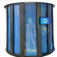 Escáner Rotatorio de Cuerpo Completo 3D Astermon, Cámara de Imagenología de Matriz Fija, Interfaz USB 3.0, Escaneo de Alta Velocidad de 0.01S, Cámara HD de 12MP