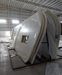 Feuille de fibre de verre de frp et panneaux de petit pain feuilles plates de grp pour la remorque - Product Image 6