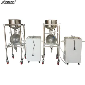 304/316 stainless steel buchner funnel lab filtration glass nutsche filter with vacuum pump