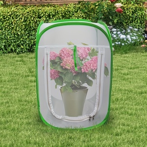 Profesyonel toptan kelebek <span class=keywords><strong>Cage</strong></span> kafes büyük beyaz Pop-up katlanabilir örgü kafes böcek - Product Image 1