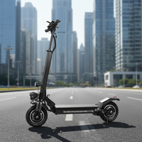 Vente flash : Trottinette électrique puissante sans balais 350W, 10 pouces, tout-terrain, pliable, étanche, pour adultes