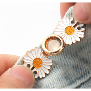 Daisy separato auto pulsante cucciolo vestiti bottone spilla per riparazione pantaloni - Product Image 1