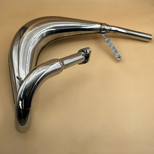 Silenciador de escape barato de rendimiento de 80cc, tubo bicimotor de bicicleta motorizada, motor 2 tiempos - Product Image 1