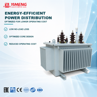 Transformateur de distribution immergé dans l'huile personnalisé YIMENG 50Hz 60Hz, fourni par l'usine
