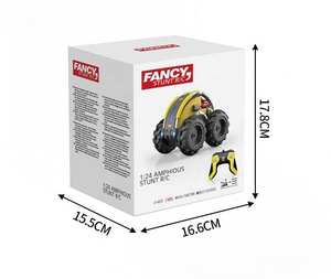 1:24 anfibio a 360 gradi rotante acrobatica in cemento armato auto acrobatica telecomando rc auto giocattoli per bambini regalo - Product Image 4