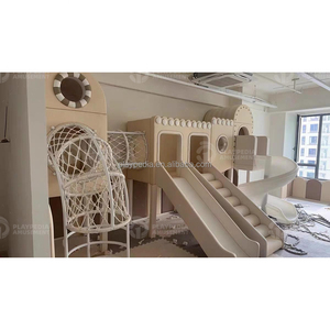 Aire de jeux intérieure durable, sûre et moderne pour enfants, ensemble de jeux souples pour la maison, aire de jeux commerciale pour enfants avec toboggan et piscine à balles - Product Image 5