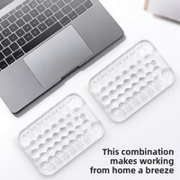 Support de poignet en silicone transparent et imperméable pour souris de bureau avec repose-main – Vente en gros transfrontalière