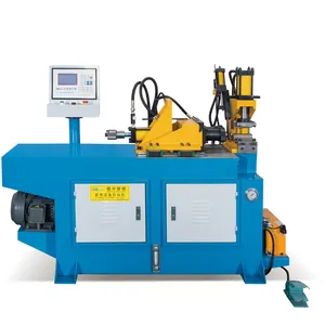 Automatic hydraulic double pipe end forming expander expanding machine pipe/tube end forming reducer reducing machine