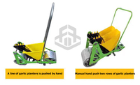 Planteuse d'ail manuelle à pousser, nouveau design, pour l'agriculture