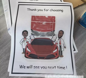 Disposable Kraft <strong>Paper</strong> Floor <strong>Mats</strong> for <strong>Cars</strong> With Logo - Product Image 2
