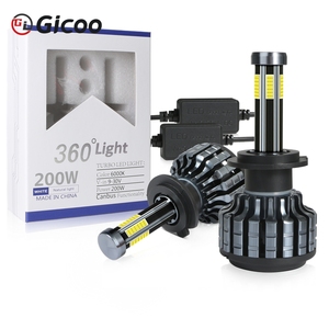 GICOO X6S Ampoules de phares <span class=keywords><strong>LED</strong></span> <span class=keywords><strong>pour</strong></span> voiture H4 H7 H11 6 côtés auto <span class=keywords><strong>led</strong></span> 9005 9006 9004 9007 <span class=keywords><strong>pour</strong></span> voiture <span class=keywords><strong>moto</strong></span> - Product Image 3