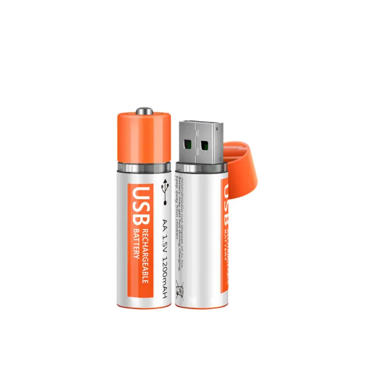 High Out 1.5v Type Aa Double A Size Aaa Triple A Micro Magnetic Li-ion Cell Lithium Ion Usb Rechargeable Battery