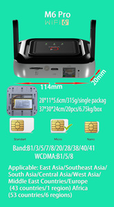 เราเตอร์ 4G Wifi6 CPE แบบพกพา แบตเตอรี่ 5000mAh พอร์ต RJ45 รองรับ 4G LTE พร้อมช่องใส่ซิมการ์ด ไวไฟฮอตสปอตขนาดเล็ก สำหรับการเดินทาง - Product Image 5