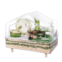 Maison de Hamster de luxe, petits animaux, habitacle, Chinchillas, grand aménagement paysager, visualisation, chalet, grand bricolage, Cage de Hamster, accessoires
