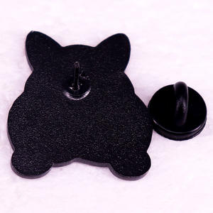 Kaki pendek, sikap besar-bros bokong Corgi, hadiah bisnis promosi Aksesori lencana lucu bertema hewan peliharaan - Product Image 4